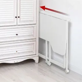 Maclean Brackets Schreibtisch Klappbar Weiß