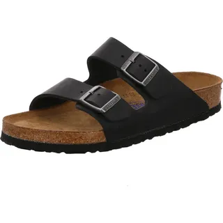 Birkenstock Arizona Weichbettung Naturleder geölt schwarz 42