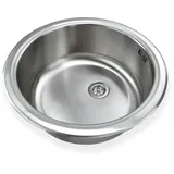 stabilo-sanitär Edelstahl Einbauspüle "Ronda 1" Küchenspüle Waschbecken Rundbecken Rundspüle Spüle rund