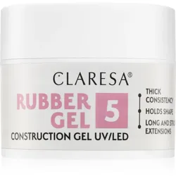 Claresa Rubber Gel Construction Gel UV/LED Gel-Lack für verlängerte Fingernägel Farbton 05 45 g