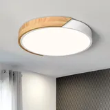 Vikaey Deckenlampe LED, LED Deckenleuchte 30cm, Deckenleuchte Wohnzimmer Weiß, Mordern Lampe für Wohnzimmer Schlafzimmer Küche Flur 4000K