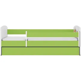 raumhirsch furniture Kinderbett Raumhirsch 80 x 180 cm Holzwerkstoff grün