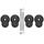 Bad Company Guss Kurzhantel-Set 20Kg (2x10) Hantelscheiben Hantelset