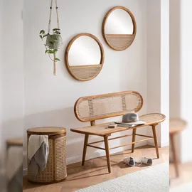SIT Möbel RATTAN Spiegel Rattan/Teak natur