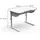Vicco Kinderschreibtisch Arc 108 x 68 cm Kiefer weiß