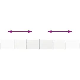 vidaXL Ausziehbare Seitenmarkise 1,7 x 12 m creme