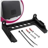 mobilefox Wandhalterung passend für Telekom Speedport Smart 4 | 4 Plus Router WLAN Halterung Halter mit Kabelmanagment, dual Band