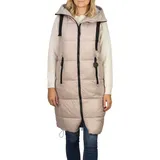 denimfy Weste DFCaro in Beige | Gr.: M