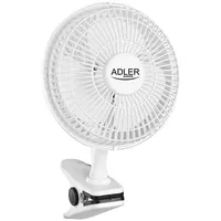 Adler AD 7317 Tischventilator mit Clip Tragbarer, Klingen Durchmesser