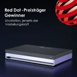 LincPlus LincStation N1 6-Bay NAS Server | 16GB RAM | 128GB eMMC | 2X SATA HDD + 4X M.2 NVMe SSD | Intel Celeron Quad-Core | 2.5GbE | 4K HDMI | 2 Jahre Garantie | Network Attached Storage (Diskless)