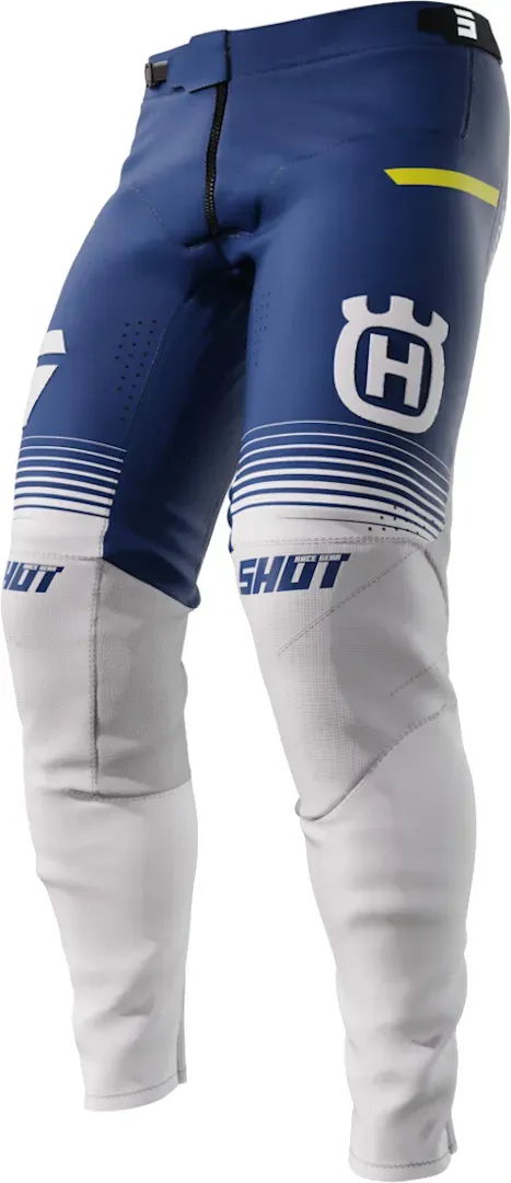 Shot Aerolite Husqvarna Limited Edition Motocross Hose, weiss-blau, Größe 30 für Männer