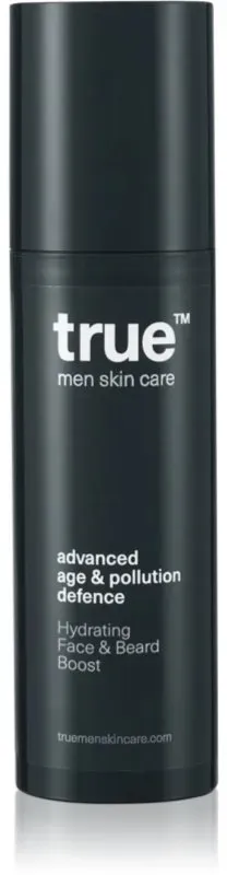 true men skin care Hydrating Face & Beard Boost feuchtigkeitsspendender Balsam für Gesicht und Bart 50 ml