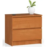 Akord Nachtschrank K60 60 x 60 x 55 cm Erle