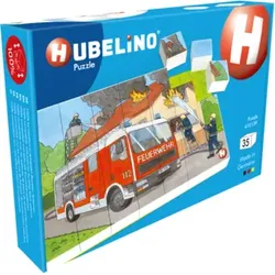 HUBELINO 410139 Kinderpuzzle 35 Teile Feuerwehr