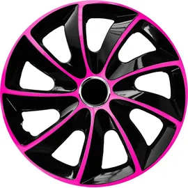 NRM Radzierblende STIG EXTRA schwarz/pink 14 Zoll 4er Set