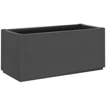 vidaXL Pflanzkübel 80 x 36 x 35 cm Dunkelgrau
