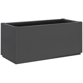 vidaXL Pflanzkübel 80 x 36 x 35 cm Dunkelgrau