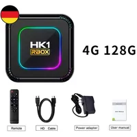Lemfo Smart Tv Box Hk1 Rbox K8 Android 13 8K Android Tv Box Rgb Licht 2Gb 16Gb