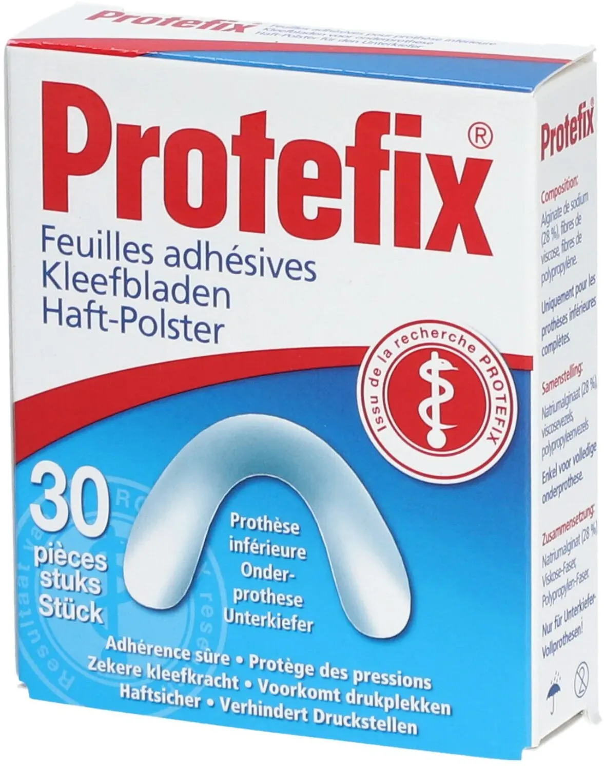 Protefix® Haft-Polster für Unterkieferzahnprothesen