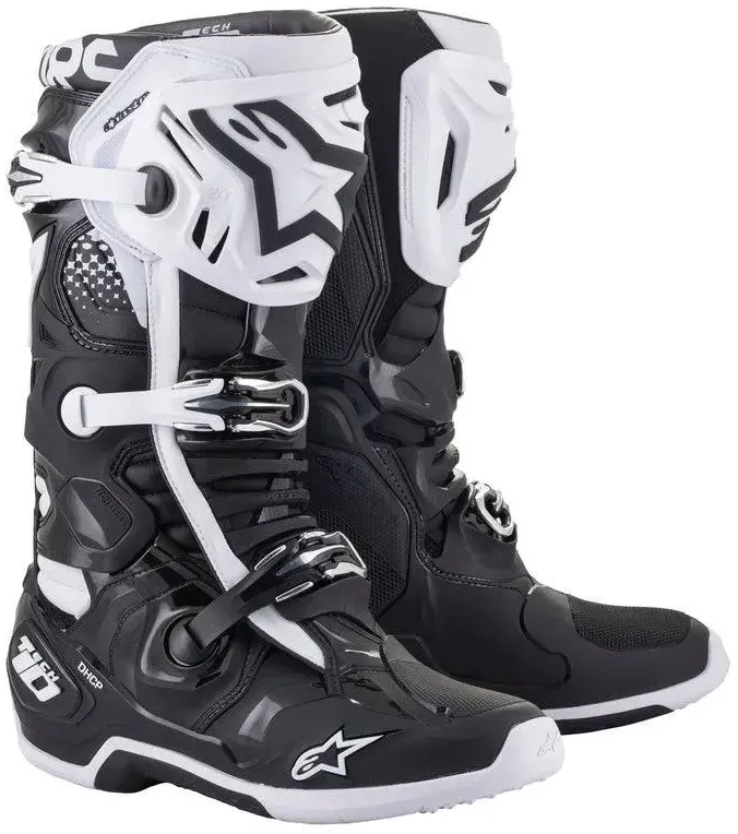 Alpinestars Tech 10 Stiefel Schwarz/Weiß - 8