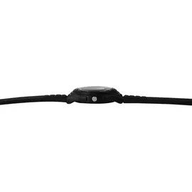 Q&Q Herrenuhr mit Silikonarmband, 10 bar - Schwarz/Schwarz