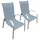 Merxx Lucca Stapelsessel 57 x 101,5 x 105 cm grau 2 St.