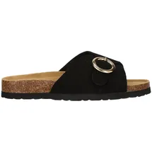 NOU Jaca Leder Kork Sandalen Damen, 1001 - black 39