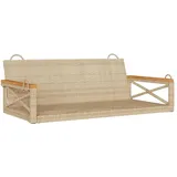 vidaXL Hängebank 109 x 62 x 40 cm Beige