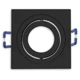 Fiai IsoLED Einbaurahmen für 35mm MR11/GU10 Mini Spots Aluminium IP65 inkl. Sockel schwarz