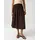 Opus Midirock Damen Crinkle Struktur Braun 40