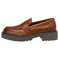 Marc O'Polo Marc OߴPolo Damen Loafer aus Leder Elegant, Braun (Cognac), 38