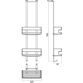 EMCO System2 Duschkorb 354500125