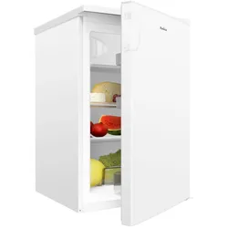 AMICA Kühlschrank "KS 361 300 W", C (A-G), silber (weiß), Rechtsanschlag, Kühlschränke