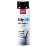 APP Rally Color Spray - Sprühlack schwarz glänzend | Acrylfarbe schwarz im Spray | Lackspray schwarz glänzend für alle Oberflächen mit hoher Deckkraft | Schnell trocknend | Schwarz glänzend | 500 ml