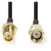 Nedis Antennenkabel RP SMA-Stecker - RP SMA-Buchse Vergoldet 50