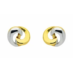 Paar Ohrhänger ADELIA ́S "333 Gold Ohrringe Ohrstecker", gold, Ohrringe, Damen, Damen, Gelbgold 333, Goldschmuck für Damen
