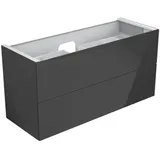 Keuco Edition 11 140x35x53,5cm, m LED, Lac m, G anthr. kl