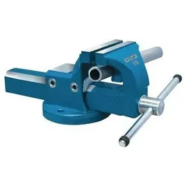 KANCA Parallelschraubstock Metall 115 mm blau geschm.