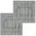 Nachtmann Square Platten 2er Set Geschirr 2 ct