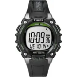 Timex Ironman Classic 44 mm Digitaluhr für Herren, schwarzes Kunstharz-Armband, TW5M03400