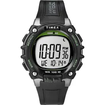 Timex Ironman Classic 44 mm Digitaluhr für Herren, schwarzes Kunstharz-Armband, TW5M03400