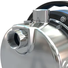 Güde Gartenpumpe GP 1045 E 1000 W, Fördervolumen: 4500,0 l/h, max. Förderhöhe: 45,0 m, max. Ansaughöhe: 8,0 m, Edelstahl