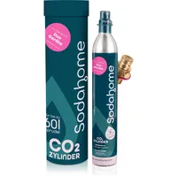Sodahome CO2 Zylinder für 60L Sprudelwasser - Kompatibel mit Quick Connect Klicksystemen & DUO Geräten - Kohlensäure Zylinder zum Klicken für Sprudelwasser - geprüft & abgefüllt in Deutschland