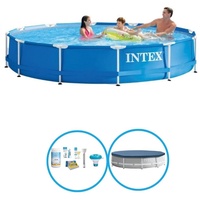 Intex Pool Metal Frame 366x76 cm - Schwimmbad-Paket