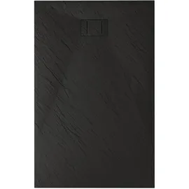 Idralite Duschtasse Anthrazit Stein-effekt Mod. Blend 70x170 cm Rechteckig Anthrazitfarbe FLACH STEIN EFFEKT SMC