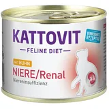 Kattovit Feline Diet Niere/Renal Huhn 24 x 185 g