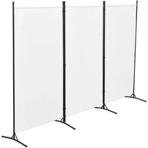 [en.casa] Sichtschutz Weiß