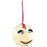 Infactory Singende und sprechende Weihnachtsbaumkugel, Batteriebetrieb, Ø 10 cm (Sprechender Weihnachtsbaum, Sprechende Weihnachtskugel, Weihnachtsmann)