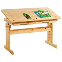 IDIMEX Kinderschreibtisch Olivia, 7226, höhenverstellbar, 109 x 66-100 x 55cm, natur