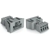 WAGO 890-754 Netz-Steckverbinder WINSTA MINI Stecker, gerade Gesamtpolzahl: 4